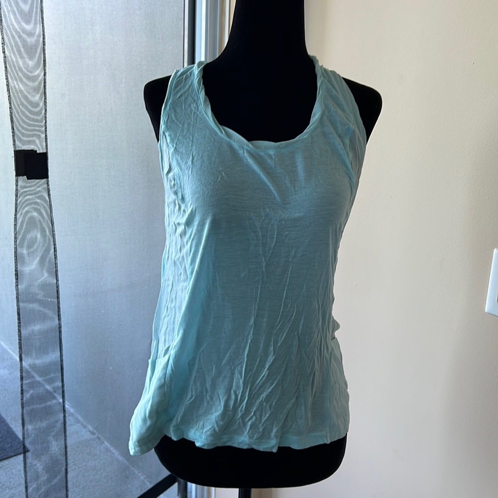 CLUB MONACO sleeveless top with silk details